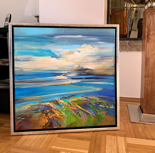 Blue distance van Irina Laube, Schilderij te koop op Singulart