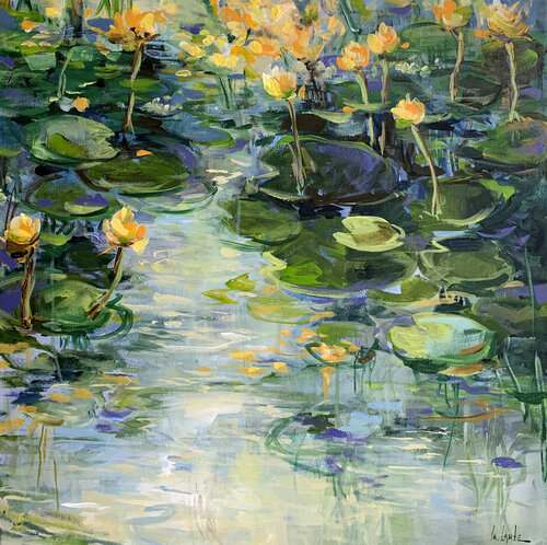 The water lily pond III Irina Laube