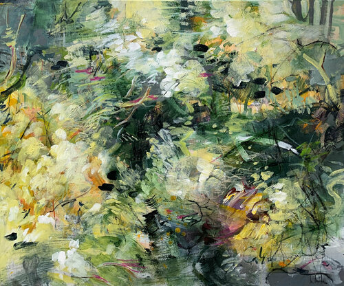 English garden van Irina Laube, Schilderij te koop op Singulart
