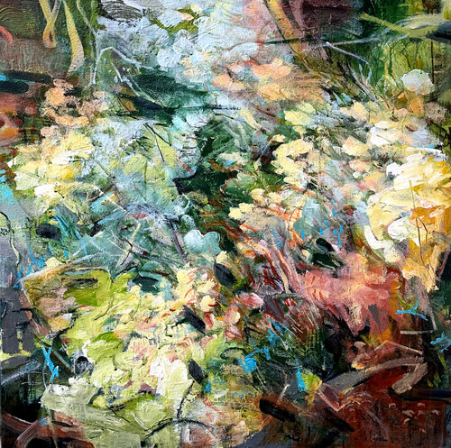 Green wilderness van Irina Laube, Schilderij te koop op Singulart
