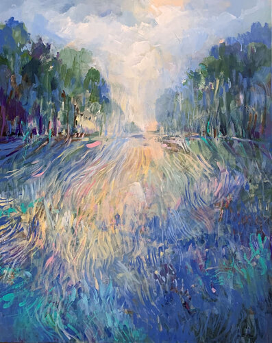 Blue summer van Irina Laube, Schilderij te koop op Singulart