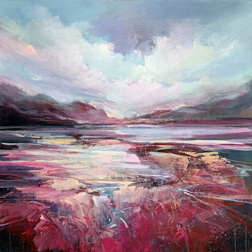 Sound of the evening van Irina Laube, Schilderij te koop op Singulart