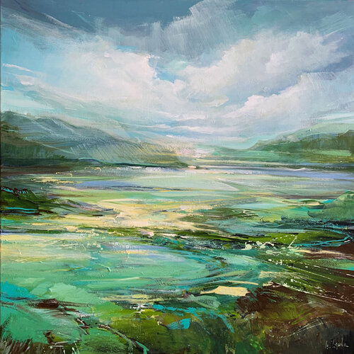 The day of summer di Irina Laube, Pittura in vendita su Singulart