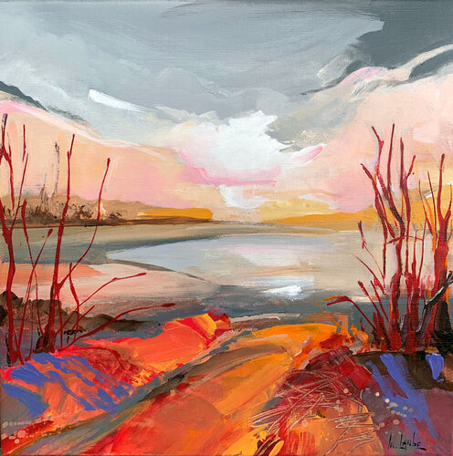 Way to the lake di Irina Laube, Pittura in vendita su Singulart