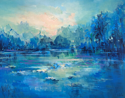 Blue evening Irina Laube