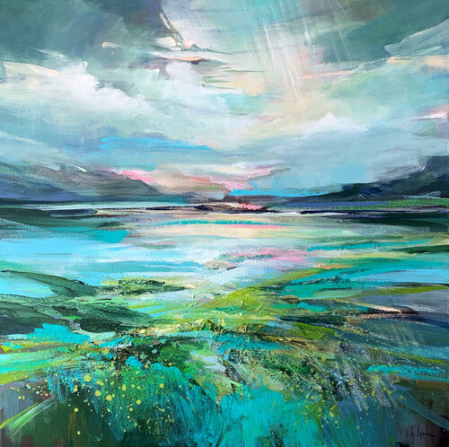 Summer evening di Irina Laube, Pittura in vendita su Singulart