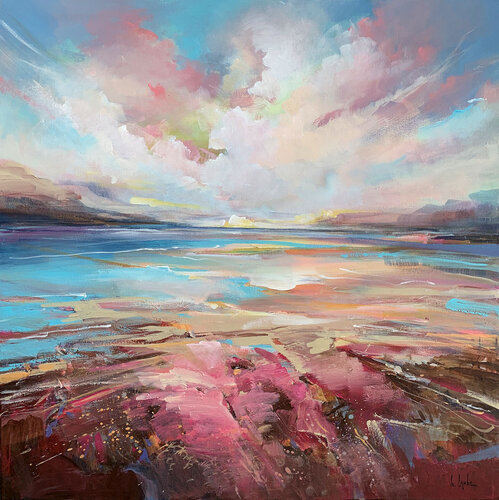 Evening song di Irina Laube, Pittura in vendita su Singulart