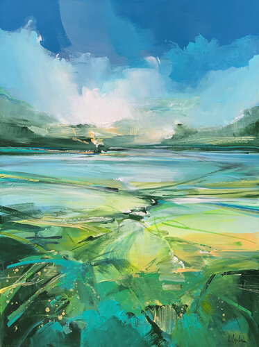 In the sunshine par Irina Laube, Peinture en vente sur Singulart