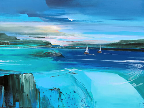 Traveling to Norway I di Irina Laube, Pittura in vendita su Singulart
