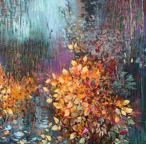 Deep into the forest di Irina Laube, Pittura in vendita su Singulart