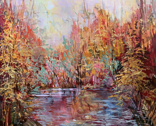 Deep into the forest III von Irina Laube, Malerei kaufen auf Singulart