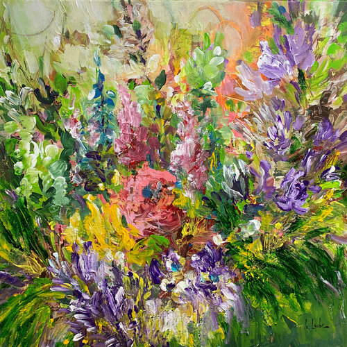 Summer garden II di Irina Laube, Pittura in vendita su Singulart