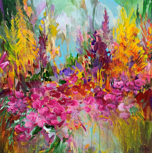 Summer garden IX von Irina Laube, Malerei kaufen auf Singulart