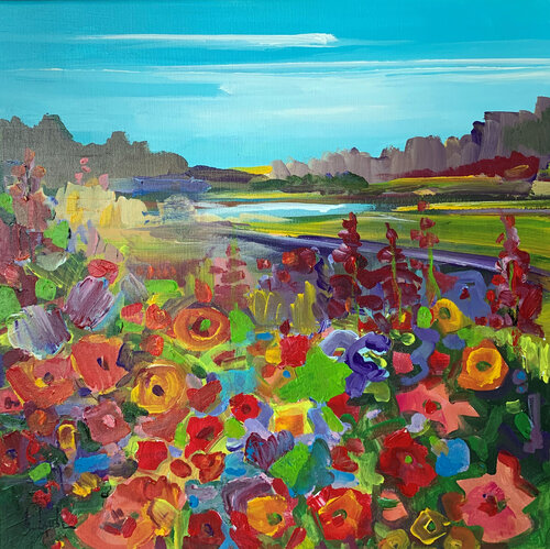 Wildflowers di Irina Laube, Pittura in vendita su Singulart