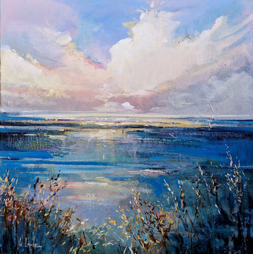 At the lake di Irina Laube, Pittura in vendita su Singulart