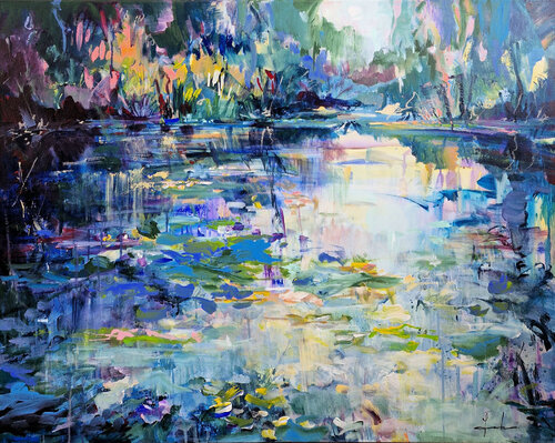 Cheelful Pond Irina Laube