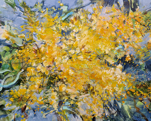 Mimosa III di Irina Laube, Pittura in vendita su Singulart