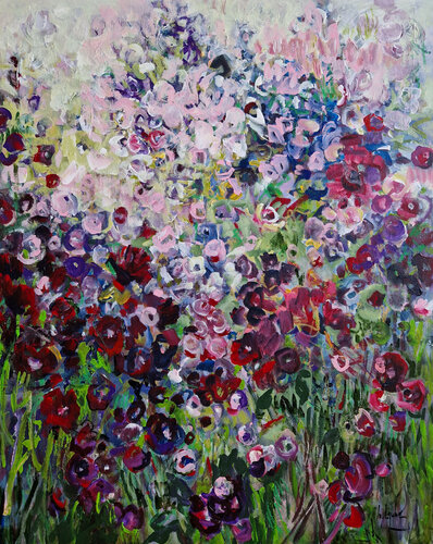 Wild flowers di Irina Laube, Pittura in vendita su Singulart