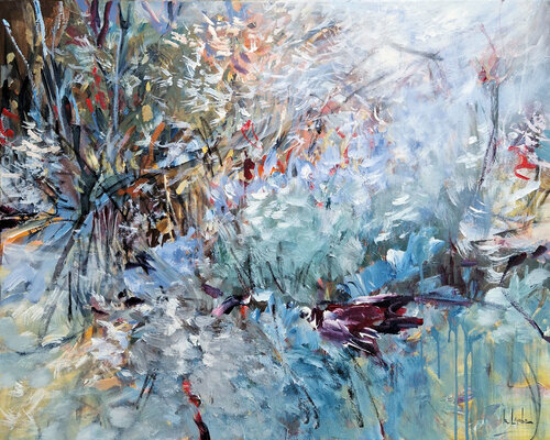 Winter is comimg di Irina Laube, Pittura in vendita su Singulart