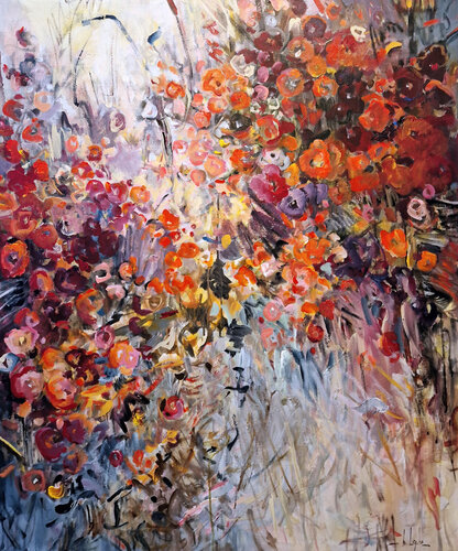 English garden di Irina Laube, Pittura in vendita su Singulart