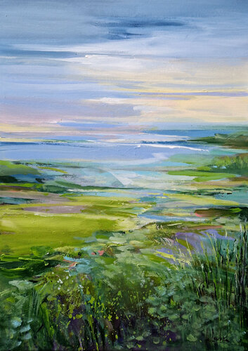 Summer green III di Irina Laube, Pittura in vendita su Singulart