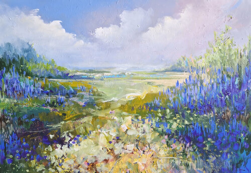 Summer in bloom II di Irina Laube, Pittura in vendita su Singulart