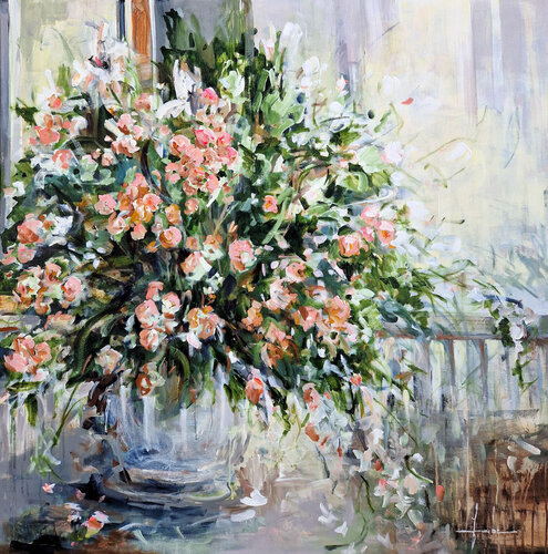 Summer flower bouquet by Irina Laube, Painting for Sale on Singulart