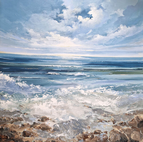 Light at the North Sea von Irina Laube, Malerei kaufen auf Singulart