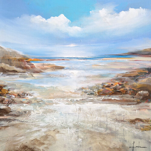 From Sand to Sea van Irina Laube, Schilderij te koop op Singulart