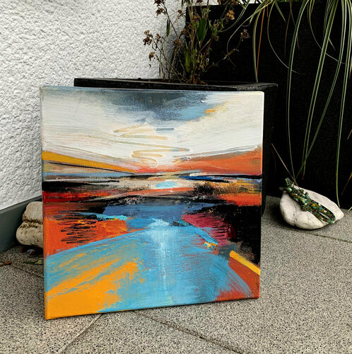 Kleine Landschaft I van Irina Laube, Schilderij te koop op Singulart