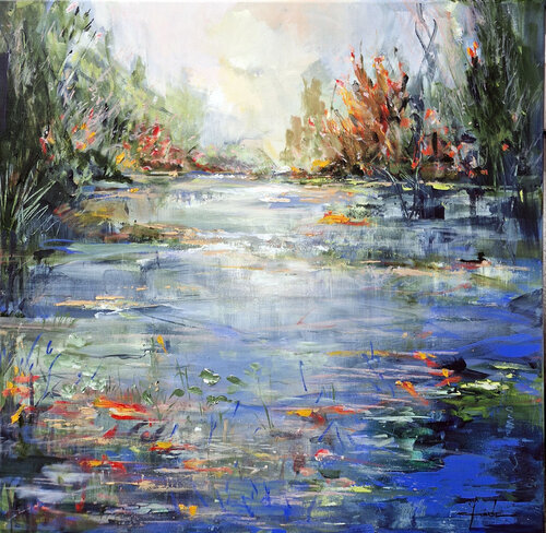 Autumn Reflections von Irina Laube, Malerei kaufen auf Singulart