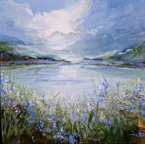 At the Lake van Irina Laube, Schilderij te koop op Singulart