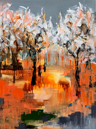 Mandelbäume van Irina Laube, Schilderij te koop op Singulart