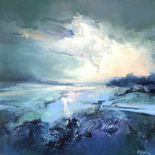 Blue etude van Irina Laube, Schilderij te koop op Singulart