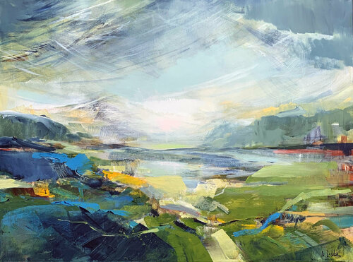 Nordic route II van Irina Laube, Schilderij te koop op Singulart