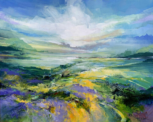 Blooming summer van Irina Laube, Schilderij te koop op Singulart