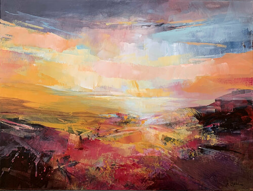 Yellow melody van Irina Laube, Schilderij te koop op Singulart