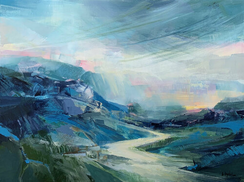 Evening in the mountains Irina Laube