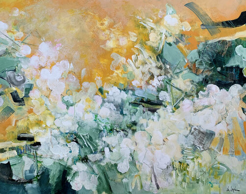 Floral foam van Irina Laube, Schilderij te koop op Singulart