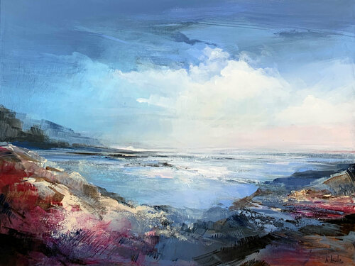 Along the lake di Irina Laube, Pittura in vendita su Singulart