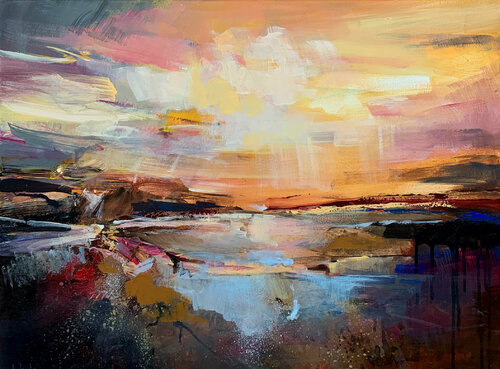 Summer evening van Irina Laube, Schilderij te koop op Singulart