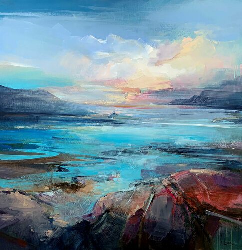 Blue expanse van Irina Laube, Schilderij te koop op Singulart