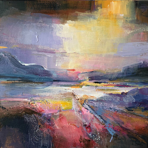 Purple evening van Irina Laube, Schilderij te koop op Singulart