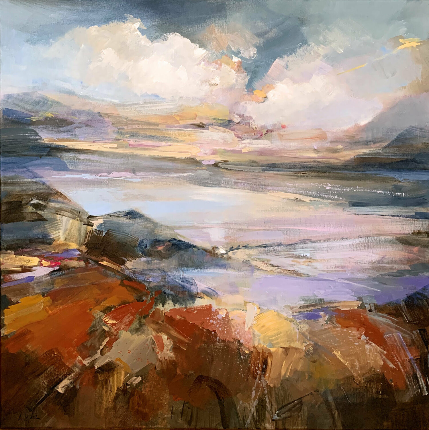 Autumn lake Irina Laube