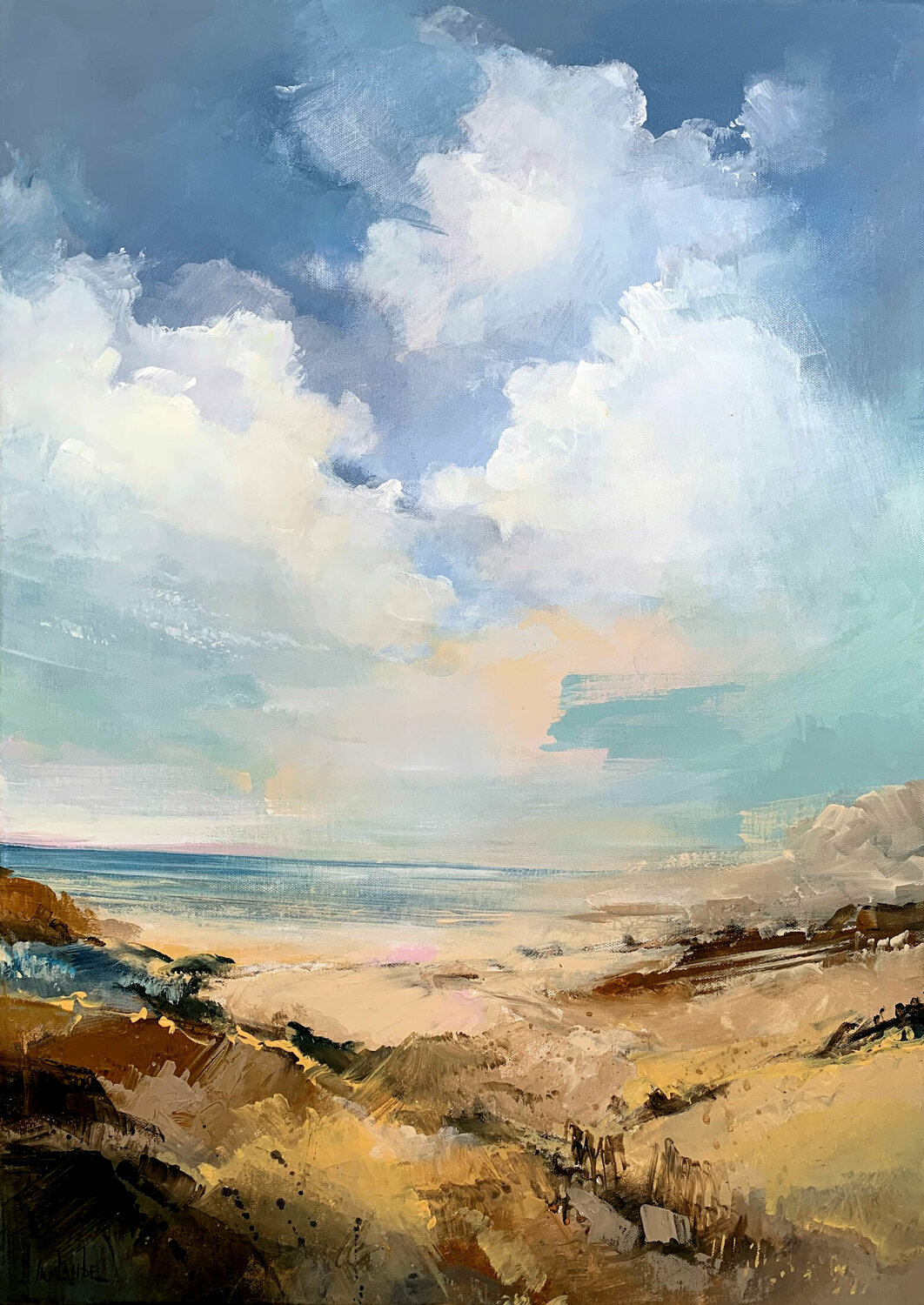 North Sea walk Irina Laube