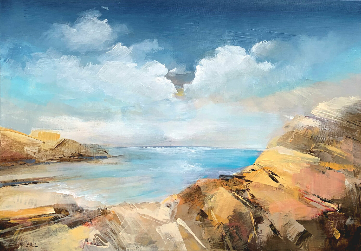yellow rocks II Irina Laube