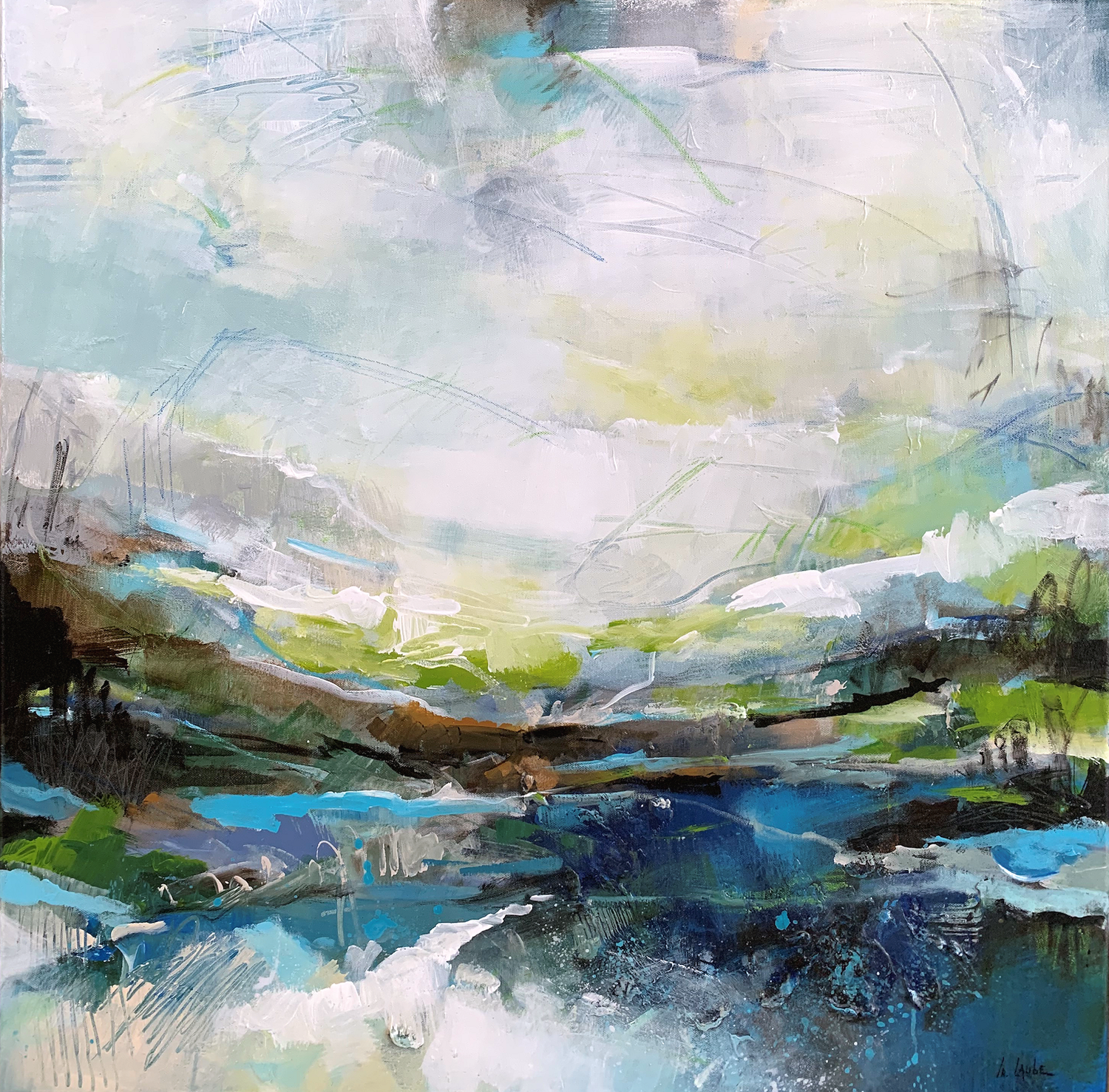 Spring at the lake Irina Laube
