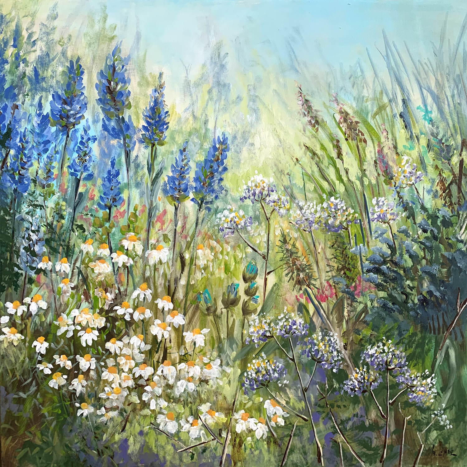 Flowers meadow Irina Laube
