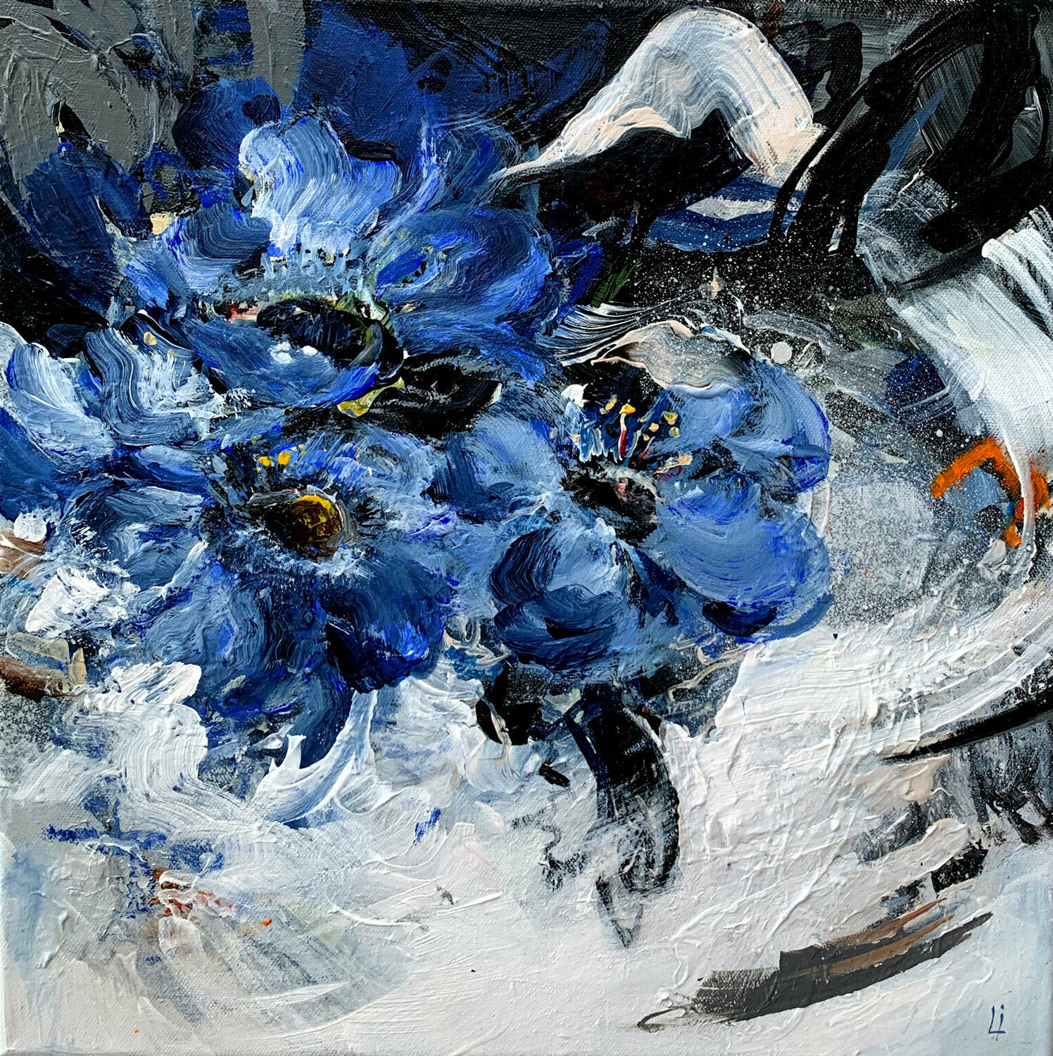 Blue anemones Irina Laube