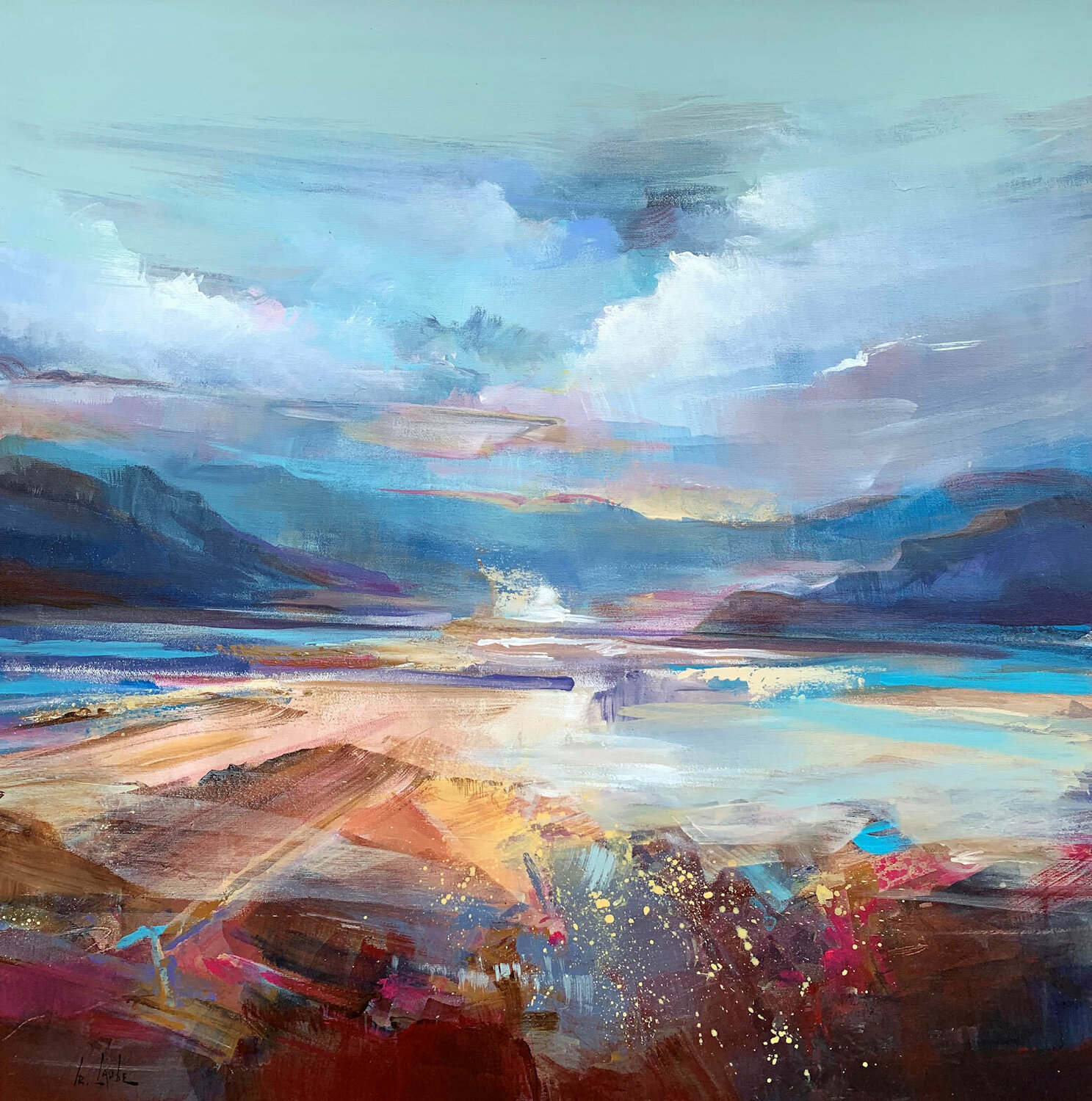 Sunny shore Irina Laube